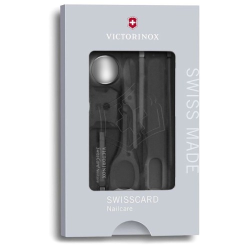 Мультитул Victorinox SwissCard NailCare Transparent Black (0.7240.T3)