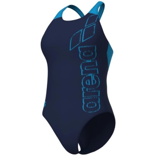 Купальник Arena Scratchy Swimsuit V Back 010264-780 синій, блакитний 40 (3468337637738)