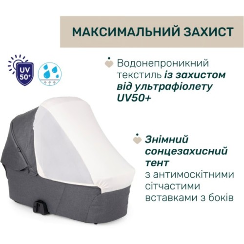 Коляска Chicco 2 в 1 Bellagio 2 Сіра (2900990903245) (87183.45.01)