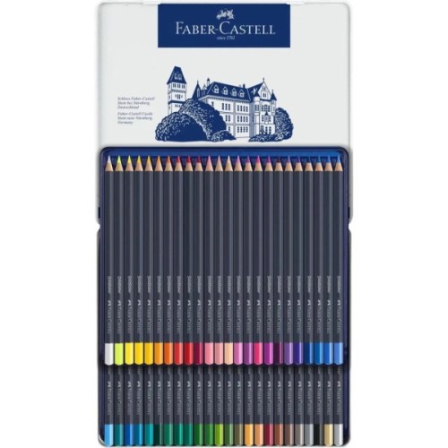 Олівці кольорові Faber-Castell Goldfaber Colour pencil в металевій коробці, 48 кольорів, 114748 (27644)
