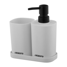 Набір для ванної кімнати Ardesto Vigor 3 предмети Сірий 380 мл (ARHB3106GB)