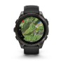 Смарт-годинник Garmin fenix 8 47mm, AMOLED, Saph, CrbnGryTi/Blk, Blk/PebbleGryBnd, GPS (010-02904-21)