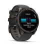 Смарт-годинник Garmin fenix 8 47mm, AMOLED, Saph, CrbnGryTi/Blk, Blk/PebbleGryBnd, GPS (010-02904-21)