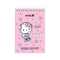 Блокнот Kite на спіралі Hello Kitty А6, 48 аркушів, нелінований (HK25-196-1)