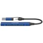 Концентратор Canyon hub DS-02 4in1 USB-A/C Blue (CNS-TDS02BL)