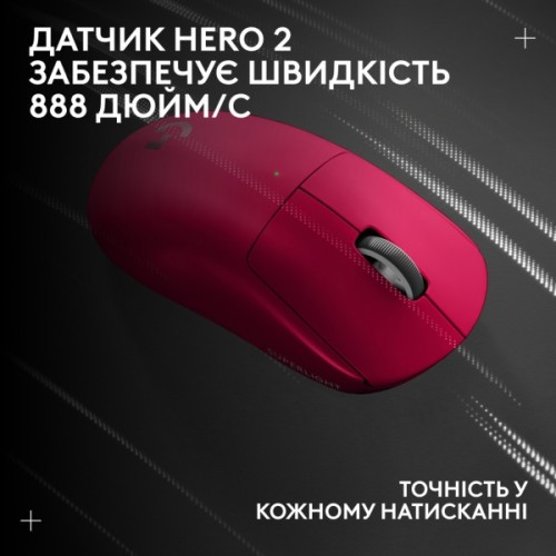 Мишка Logitech G Pro X Superlight 2 Lightspeed Wireless Magenta (910-006797)