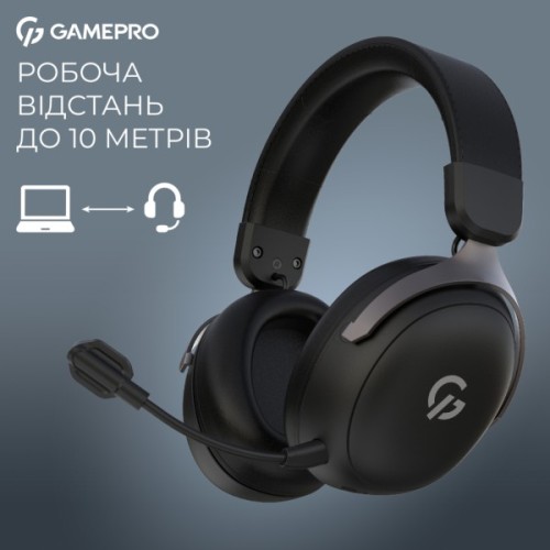Навушники GamePro Asgard Freya Pro Wireless Black (HSW201B)