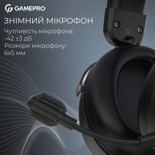 Навушники GamePro Asgard Freya Pro Wireless Black (HSW201B)