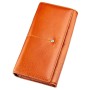 Гаманець Baliya Зі стразом жіночий шкіряний Помаранчевий (18976)