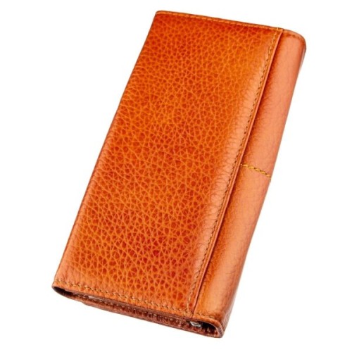 Гаманець Baliya Зі стразом жіночий шкіряний Помаранчевий (18976)