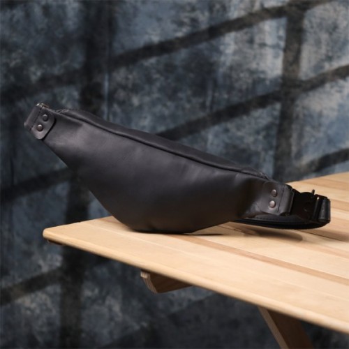 Сумка Shvigel З натуральної шкіри Чорна (23129)