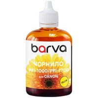 Чорнило Barva Canon PFI-1000/PFI-1700 100ml Y, pigment (C1700-977)