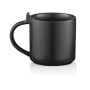 Комплект посуду Ardesto чашка з блюдцем, 250мл, порцеляна, чорний (AR3073BS)