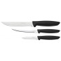Набір ножів Tramontina Plenus 3шт Black (23498/013)
