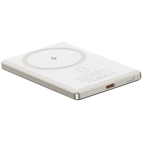 Батарея універсальна Canyon 5000mAh OnPower 505 slim Magsafe PD/20W Beige (CNS-CPB505BE)