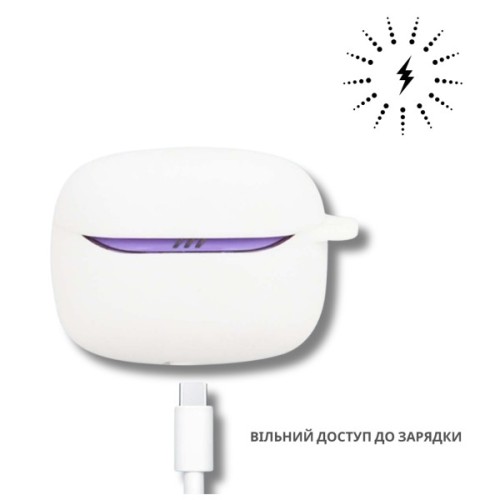 Чохол для навушників BeCover для JBL Tune Beam 2 White (714825)
