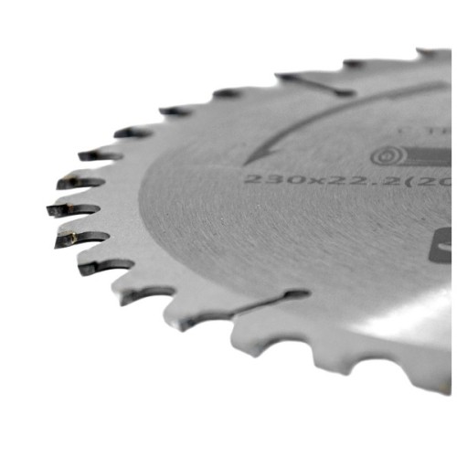 Диск пильний Grad по дереву з твердосплавними напайками Ø230×22.2(20)×40Т, 6000об/хв GRAD (1958445) (1958445)