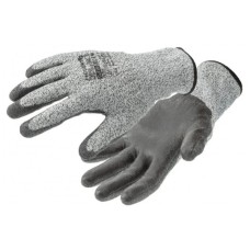 Захисні рукавиці Hoegert FUHSE HT5K763-9 протипорізні з поліуретановим покриттям світло-сірі, 9 (HT5K763-9)