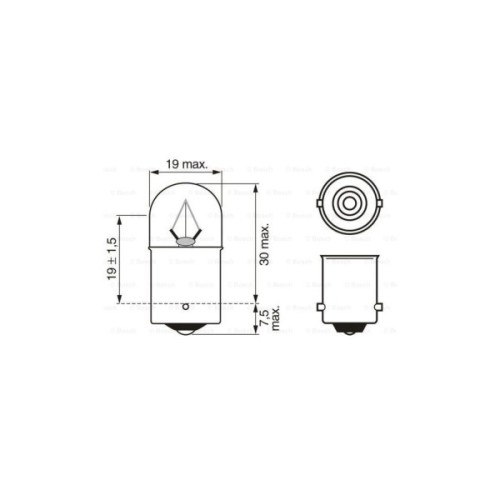 Автолампа Bosch 5W (1 987 302 510)