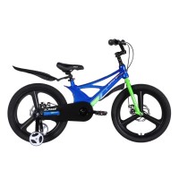 Велосипед Space 20" KID STAR DD рама-11" MG 2026 синій з зеленим (OPS-SK-20-048)