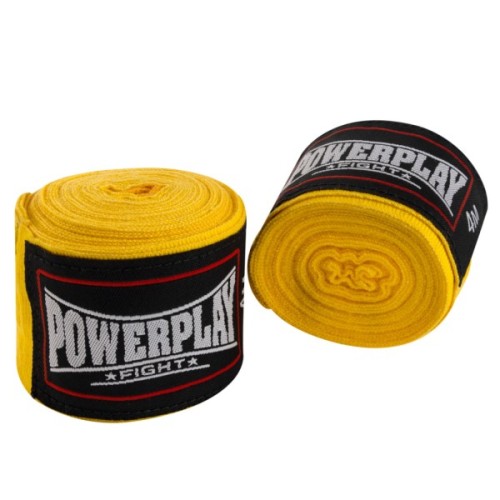 Бинт для спорту PowerPlay 3047 4м Жовтий (PP_3047_4m_Yellow)