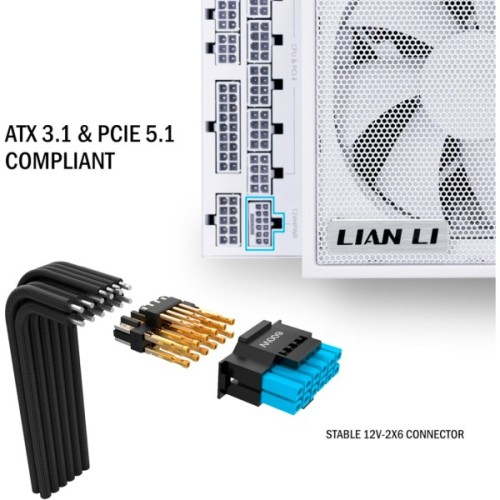 Блок живлення Lian Li 1300W EDGE1300 White (G9P.EG1300.WE00.EU)