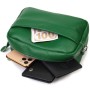 Сумка Vintage Жіноча на плече з натуральної шкіри Зелена (22120)