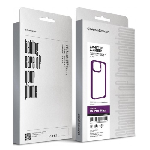 Чохол до мобільного телефона Armorstandart UNIT2 Apple iPhone 15 Pro Max Purple (ARM69990)