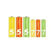 Батарейка CUKTECH AA+AAA rainbow alkaline battery (12*AA+12*AAA) (CUKAAB10CNCM)