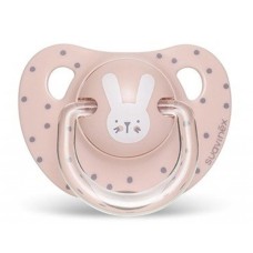 Пустушка Suavinex Hygge анатоміч. Затишні історії 18+ міс. рожевий зайчик (306582)