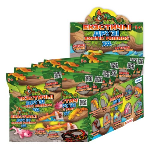 Антистрес Cool Things Іграшка-сюрприз - Екзотичні друзі XXL (RR005)