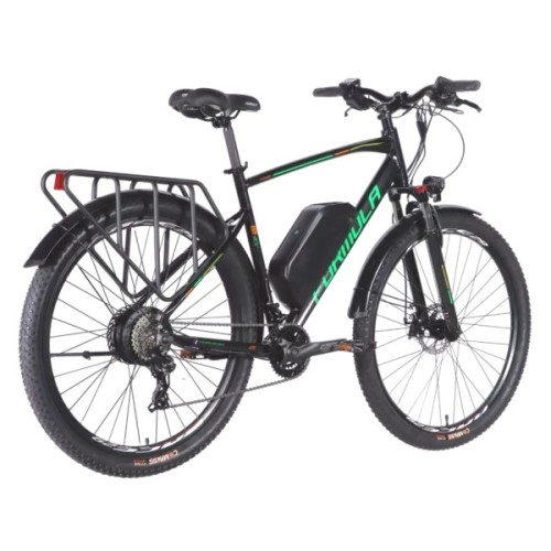 Електровелосипед Formula eCURSOR MAN AM DD 29" 21" 48B 17.5А*г 500Вт 2026 чорно-зелений (ELB-FR-29-248)