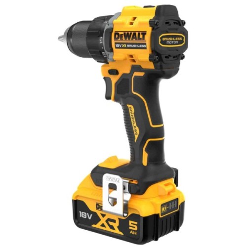 Шуруповерт DeWALT XR Li-Ion 18V, 2x5Ah, 74 Нм, 0-450/0-1650 об/хв, 1.12 кг, TSTAK (DCD794P2T)