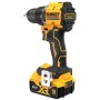 Шуруповерт DeWALT XR Li-Ion 18V, 2x5Ah, 74 Нм, 0-450/0-1650 об/хв, 1.12 кг, TSTAK (DCD794P2T)