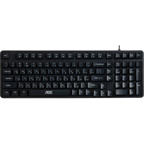 Клавіатура AOC GK116B LED USB UA Black (GK116B/97)