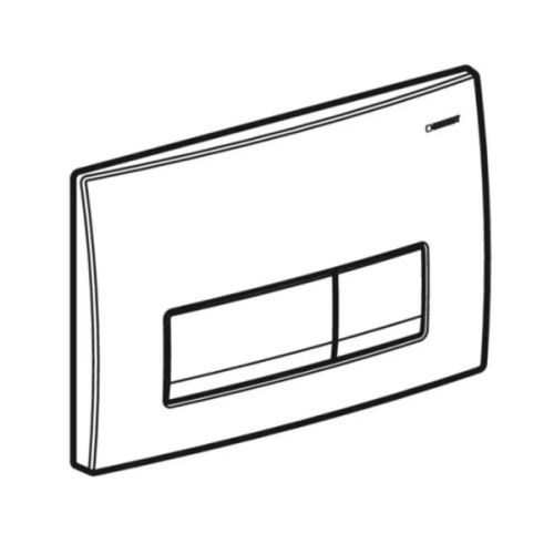 Панель змиву Geberit Delta50 Black matt (115.119.14.1)