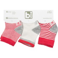 Шкарпетки дитячі Bibaby у смужку (68109-0-3-red)