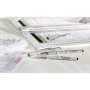 Лайнер Faber-Castell набір капілярних ручок металіків Ecco Pigment, 4 шт.- чорні, 0,2- 0,8 мм (26996)