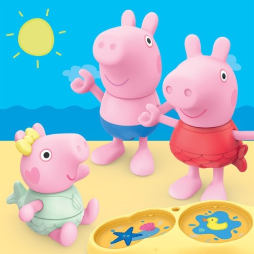 Ігровий набір Peppa Pig Figurines Три маленькі свинки на пляжі (G2833)
