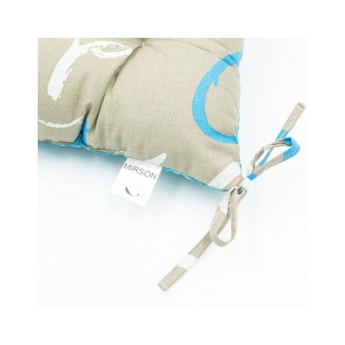 Подушка на стілець MirSon Бязь Принт 17-0104 Severo 50х50 см (2200006276456)