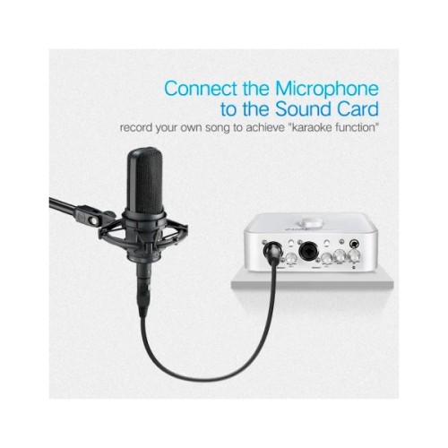 Кабель мультимедійний XLR M to XLR F 5.0m AV130 black Ugreen (20712)