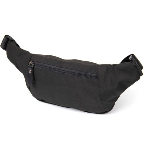 Сумка Vintage Бананка нейлон Чорна (20635)