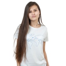 Футболка Sol's Pioneer Women World Map білий XL (03579102/104XL)