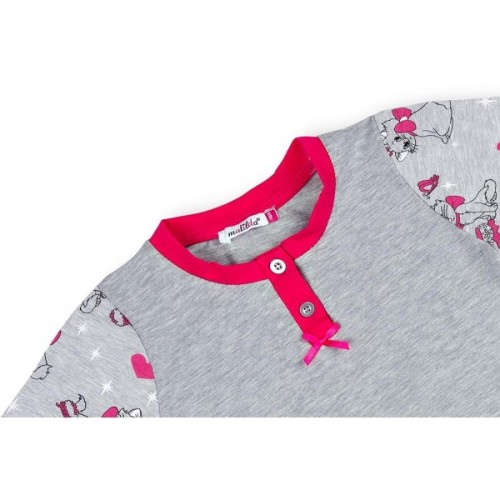 Піжама дитяча Matilda з котом (7364-128G-gray)