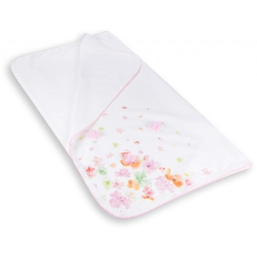 Ковдра дитяча Bibaby з ніжними квіточками (64175-pink)