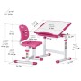Парта зі стільцем Evo-kids Evo-06 Plus Pink (Evo-06 Plus PN)