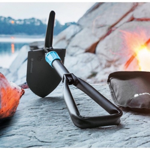 Тактична лопата Cellfast складна IPRO™ з кіркою 46.5см, 0.7кг (40-007)