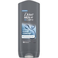 Гель для душу Dove Men+Care Чистота та комфорт 400 мл (8717644683149/8720181313448)