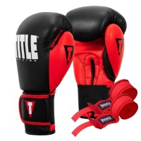 Боксерські рукавички Title Boxing Dynamic Strike Black/Red 12 oz (XDBG 12 BK/RD)