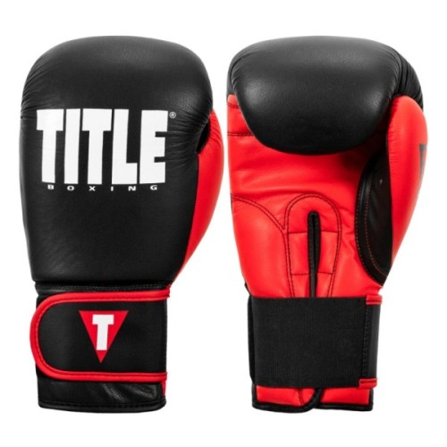 Боксерські рукавички Title Boxing Dynamic Strike Black/Red 12 oz (XDBG 12 BK/RD)